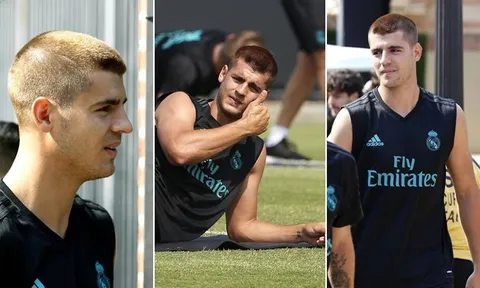 Morata xuống tóc, vì hận Man Utd?