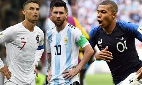 Messi, Ronaldo về vườn, gọi tên những người trẻ Mbappe, Neymar...