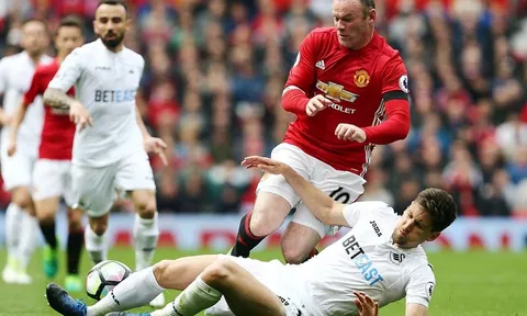 Chùm ảnh: Rooney nổ súng, Man Utd vẫn chưa thoát kiếp hoà tại Old Trafford