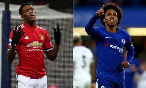 Đổi Martial lấy Willian: Thành công cho Mourinho nhưng thất bại với Quỷ đỏ?
