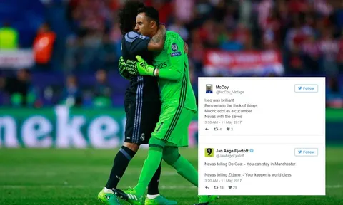 Navas 'hóa thánh', fan Real tẩy chay De Gea