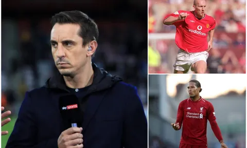 Neville: "Anh ta là quái vật, giống Jaap Stam"