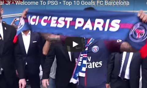 Neymar - chào mừng đến với Paris Saint-Germain