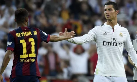 Neymar sẵn sàng thay Ronaldo