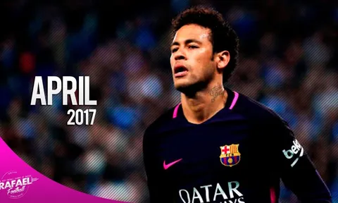 Neymar thể hiện ra sao trong tháng 4/2017?