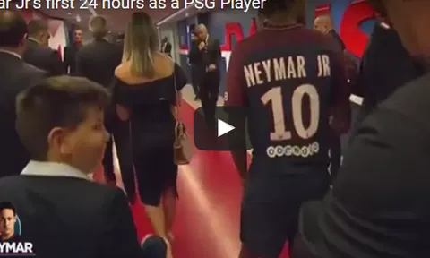 Neymar trải qua 24h đầu tiên ở PSG như thế nào?