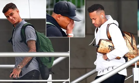 Neymar và dàn sao Brazil lầm lũi rời nước Nga