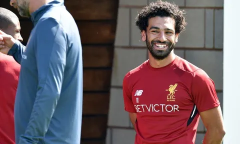 Ngày ấy cũng đã tới, Salah chính thức tập luyện cùng Liverpool