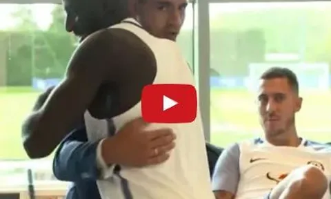 Ngày đầu của Alvaro Morata ở Cobham