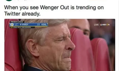Ngay trận ra mắt, 'Wenger Out' đã làm loạn Twitter