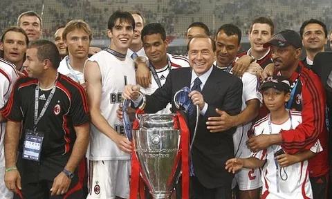 Nhìn lại Milan huy hoàng dưới bàn tay của Silvio Berlusconi
