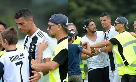 NHM vây lấy Ronaldo, trận đấu của Juventus hủy sớm 20 phút
