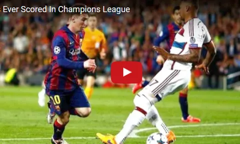 Những bàn thắng đẹp nhất trong lịch sử Champions League