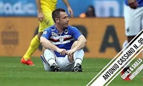Những bàn thắng làm nên thương hiệu của Antonio Cassano