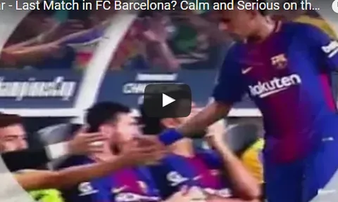 Những cái bắt tay cuối cùng của Neymar để chia tay đồng đội tại Barca?