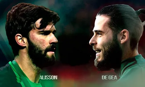 Những con số thống kê chứng minh Alisson còn xuất sắc hơn De Gea