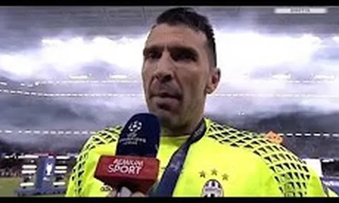 Những giọt nước mắt của Buffon tại CK Champions League
