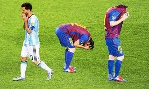 Những khoảnh khắc tồi tệ nhất sự nghiệp Lionel Messi