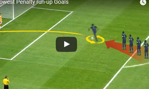 Những quả penalty đá theo kiểu 'slow motion' lạ mắt