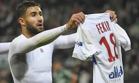 Những số áo mà Nabil Fekir có thể sử dụng tại Liverpool