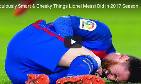 Những tình huống xử lý liều lĩnh và thông minh của Lionel Messi năm 2017