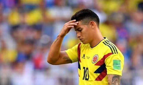 CẬP NHẬT: Tình hình chấn thương của James Rodriguez trước đại chiến Anh