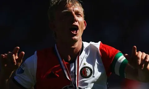 Nóng: Dirk Kuyt giải nghệ sau khi giúp Feyenoord vô địch