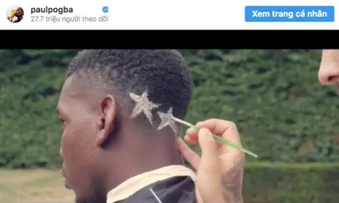 NÓNG: Pogba mượn kiểu tóc mới để khẳng định tương lai tại Man Utd?
