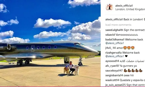 NÓNG: Sanchez về lại London, bất mãn Arsenal ra mặt