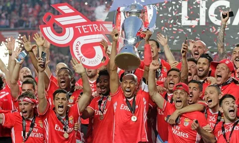 NÓNG: Benfica đăng quang tại Bồ Đào Nha
