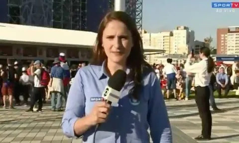 Nữ phóng viên World Cup quát người định hôn mình