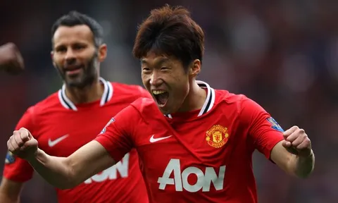 Park Ji-sung khi còn tung hoành tại Ngoại hạng Anh