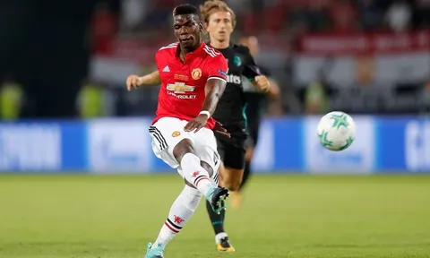 Paul Pogba thể hiện nhạt nhoà trước Real Madrid