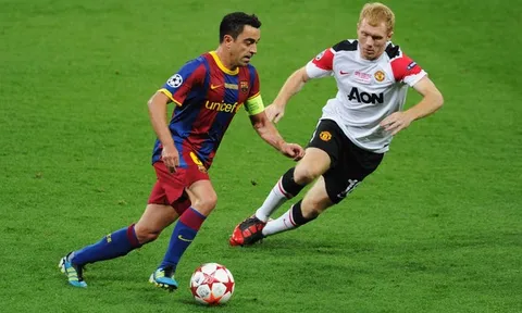 Paul Scholes và Xavi Hernandez - Những thiên tài chuyền bóng