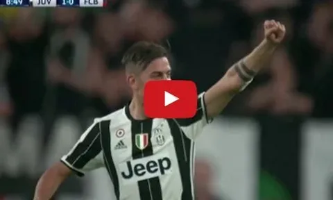 Paulo Dybala chơi cực hay trong trận Juventus 3-0 Barcelona