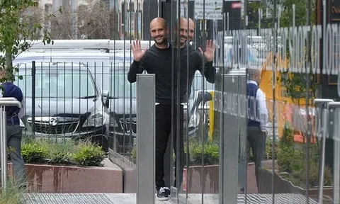 Pep hạnh phúc ra mặt khi sau khi Man City lọt top 4