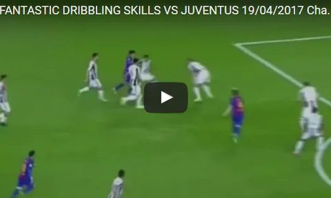 Pha đi bóng ảo diệu của Neymar trước Juventus