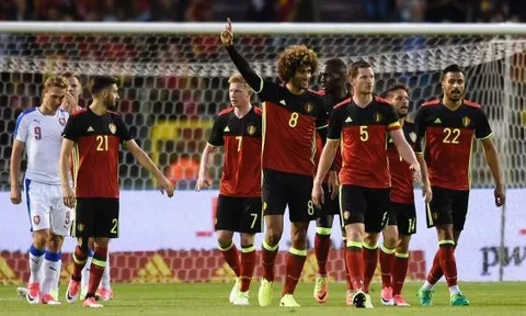 Pha lập công của Marouane Fellaini vào lưới CH Czech