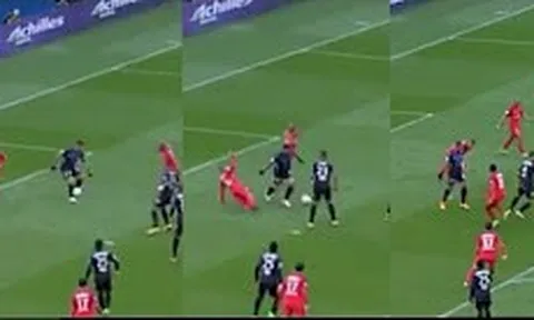 Pha rê bóng qua người chẳng khác gì Messi của hậu vệ PSG