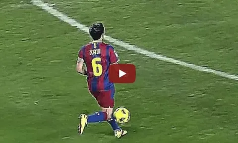 Phân tích cách di chuyển không bóng của Xavi Hernandez
