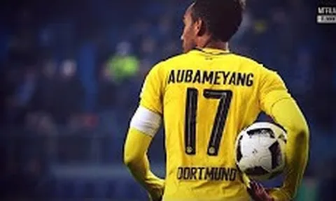 Pierre-Emerick Aubameyang, vua phá lưới của Bundesliga mùa này