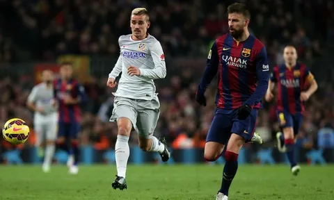Pique gửi thông điệp cho Griezmann sau tuyên bố chuyển nhượng