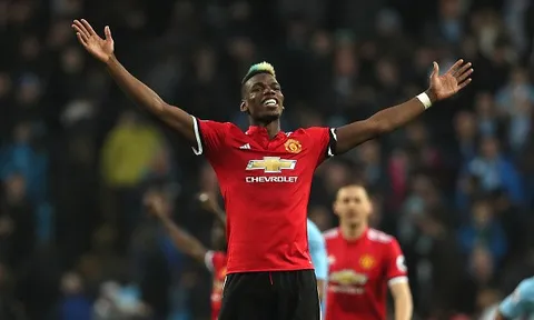 Pogba 'hóa điên', Man United lội ngược dòng ngoạn mục trên sân Etihad