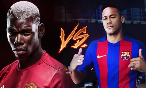 Pogba và Neymar đọ skill