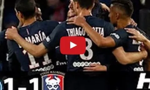 PSG 1-1 Caen (vòng 38 Ligue 1)