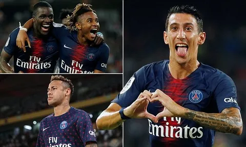 PSG đoạt Siêu cúp Pháp trong ngày người cũ M.U lập cú đúp hủy diệt AS Monaco