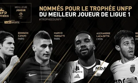 PSG thống trị giải thưởng cá nhân Ligue 1