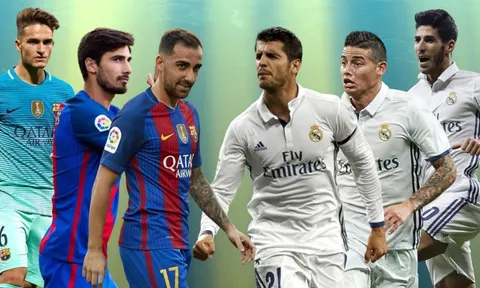 Quân dự bị của Real Madrid đắt hơn Barcelona 56 triệu euro