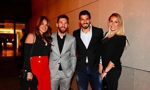 Quên El Clasico, dàn sao Barcelona vui cả đêm cùng dàn WAGs xinh đẹp