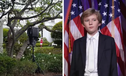 Quý tử nhà Trump là fan của Arsenal